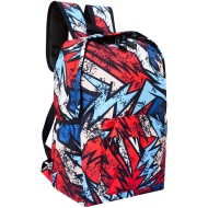 Rucsac școlar Matilda, 1 compartiment, model graffiti, 41x27x12 cm